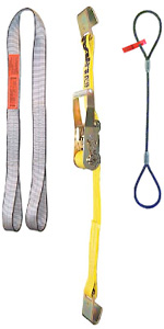 slings and tiedowns